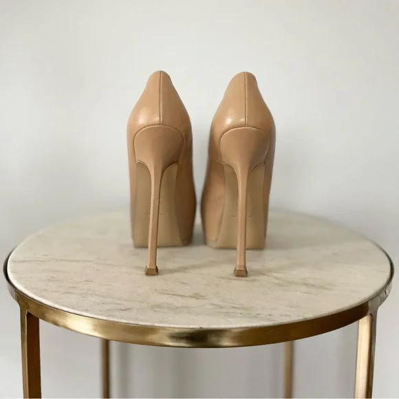 YSL Tribtoo 105 Pump, Nude, Size 36.5 *AUTHENTIC* - Picture 3 of 14